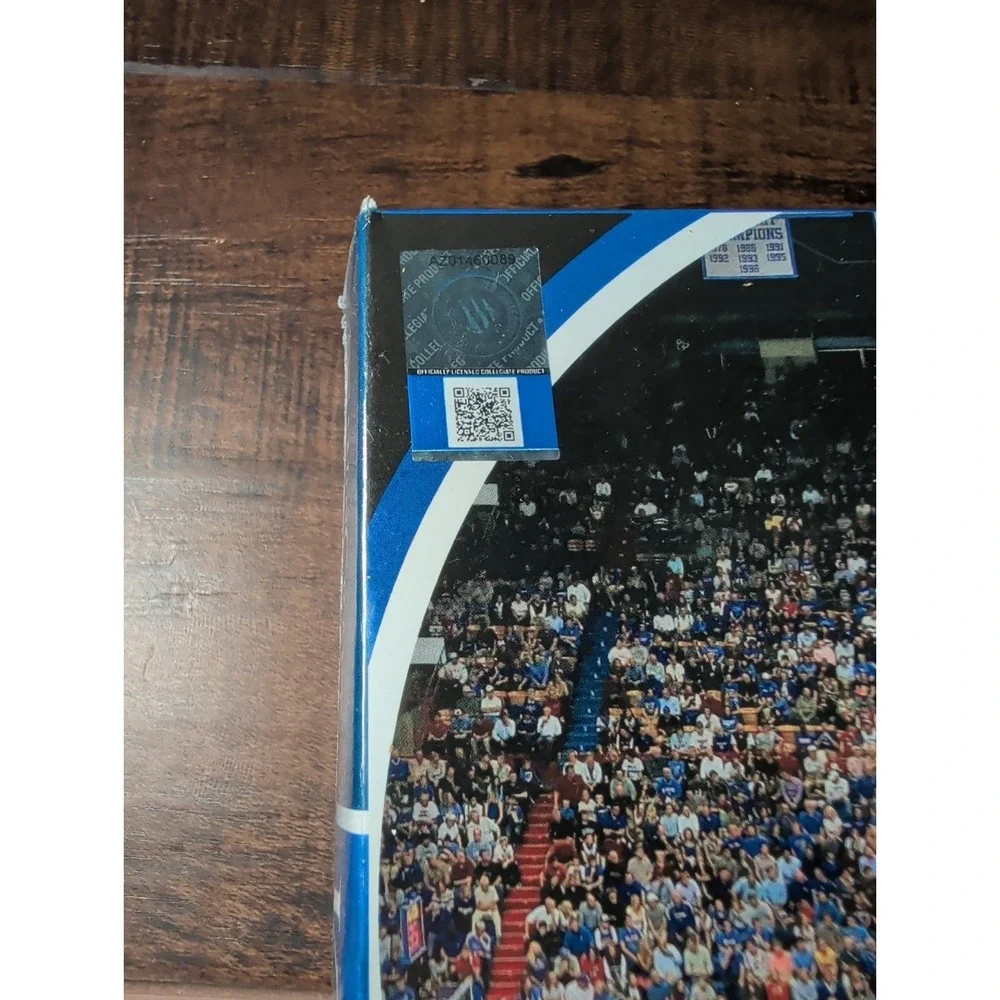 Kansas Jayhawks Collegiate Basketball KU Jigsaw Puzzle 500 PC Round WinCraft NIB
